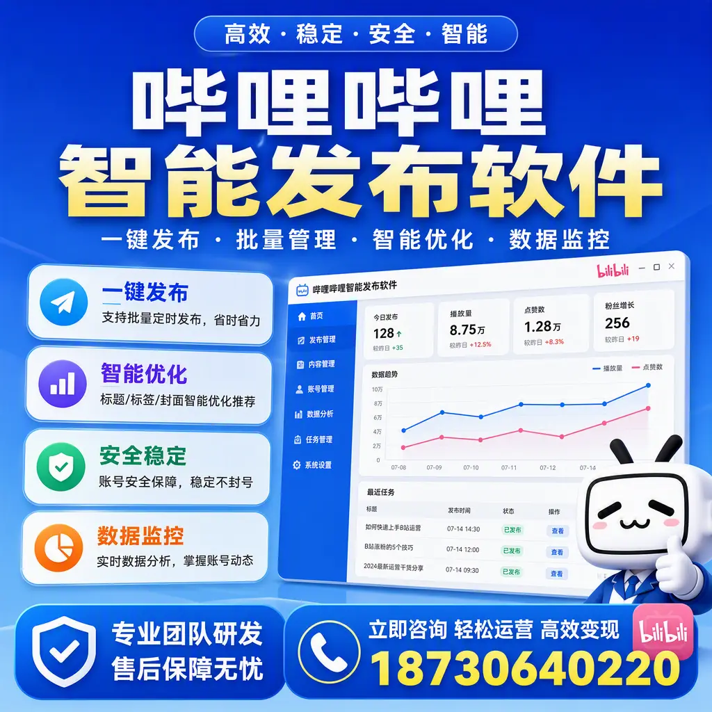 如何在 焦作 使用哔哩哔哩智能发布软件提升内容曝光率