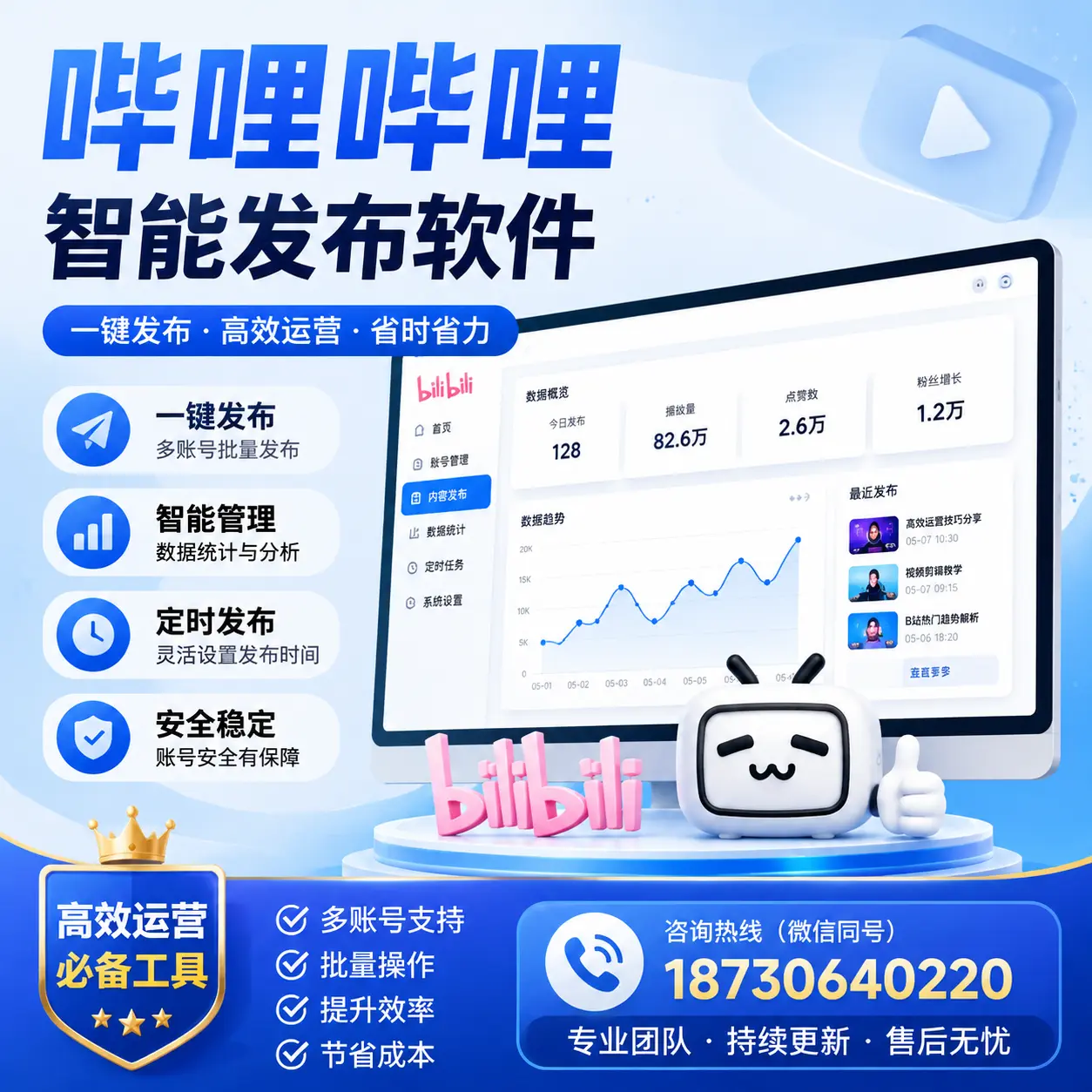 解密哔哩哔哩智能发布软件：功能与优势分析在 焦作
